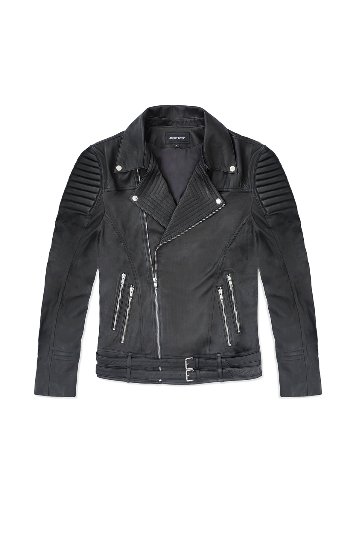 Allsaints jasper leather biker jacket best sale