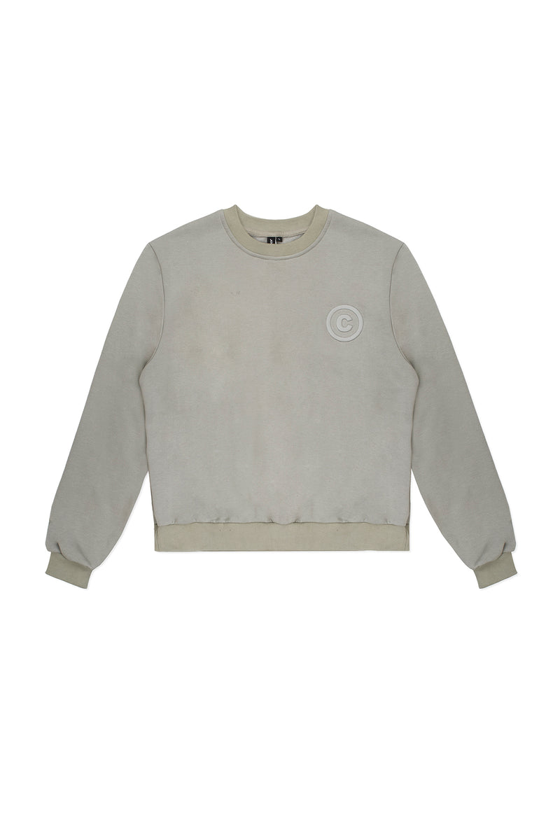 LOGO PULLOVER IN ASH