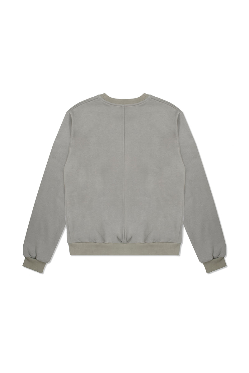 LOGO PULLOVER IN ASH