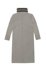 DUSTER COAT IN ASH FLEECE