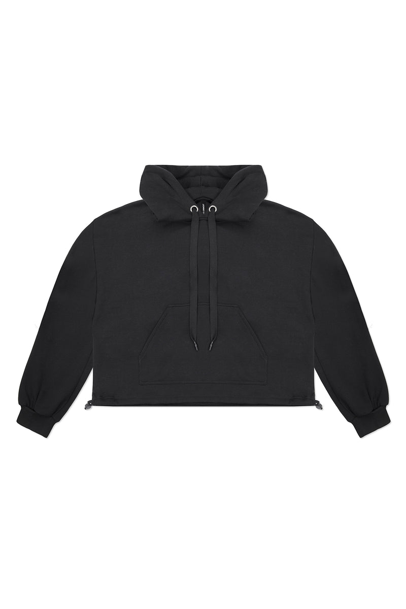 BOXER HOODIE IN BLACK