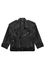 OVERSIZE LEATHER JACKET