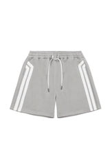 STRIPE SHORTS IN ASH