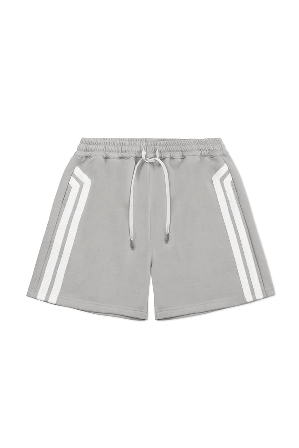 STRIPE SHORTS IN ASH