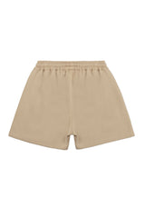 STRIPE SHORTS IN TAN