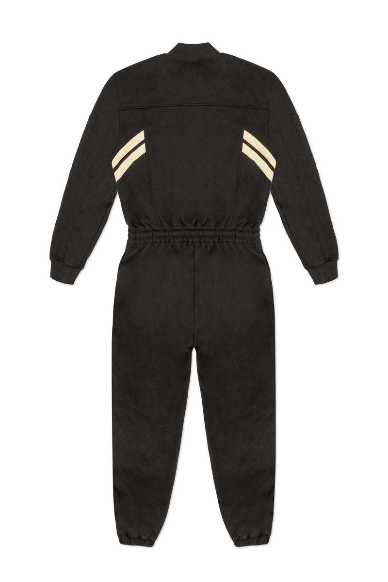 TRACK JUMPSUIT IN BLACK