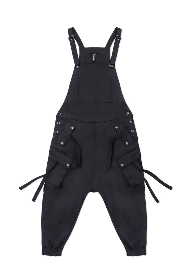 CARGO OVERALLS IN BLACK