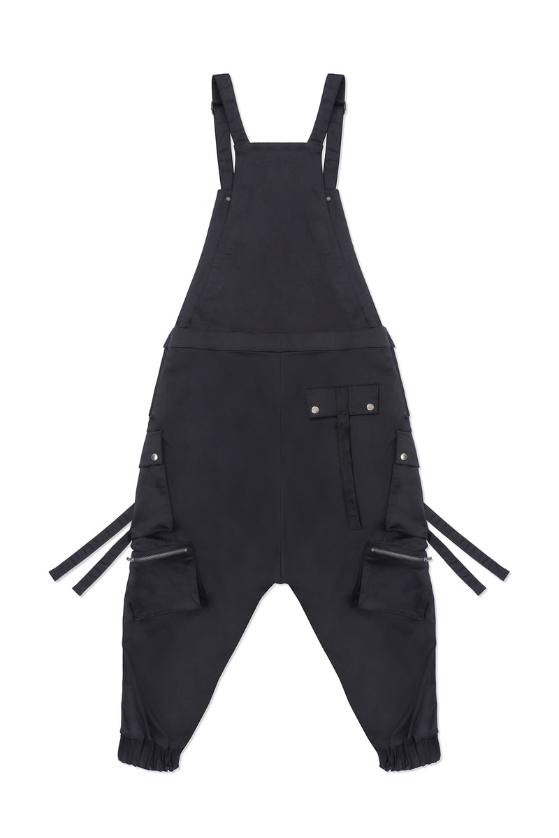 CARGO OVERALLS IN BLACK