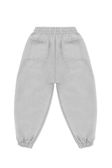 FLEECE BOXER PANTS IN ASH