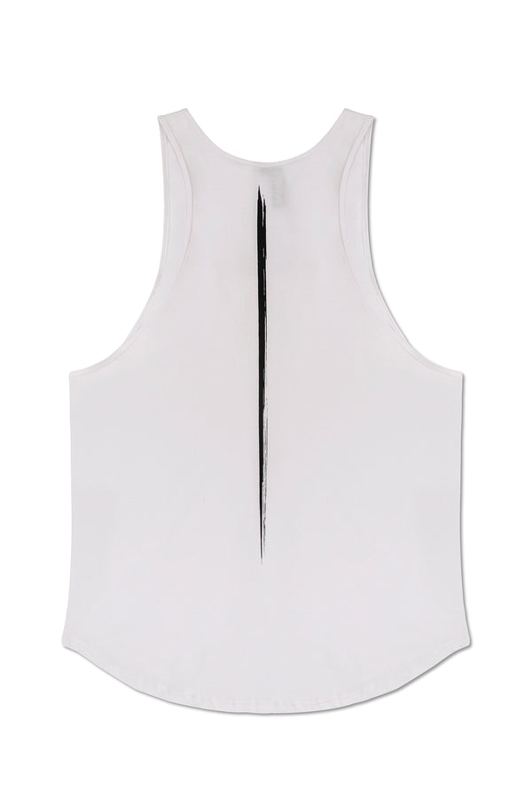 TANK TOP WITH INK IN WHITE