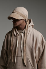 BOXER HOODIE IN TAN