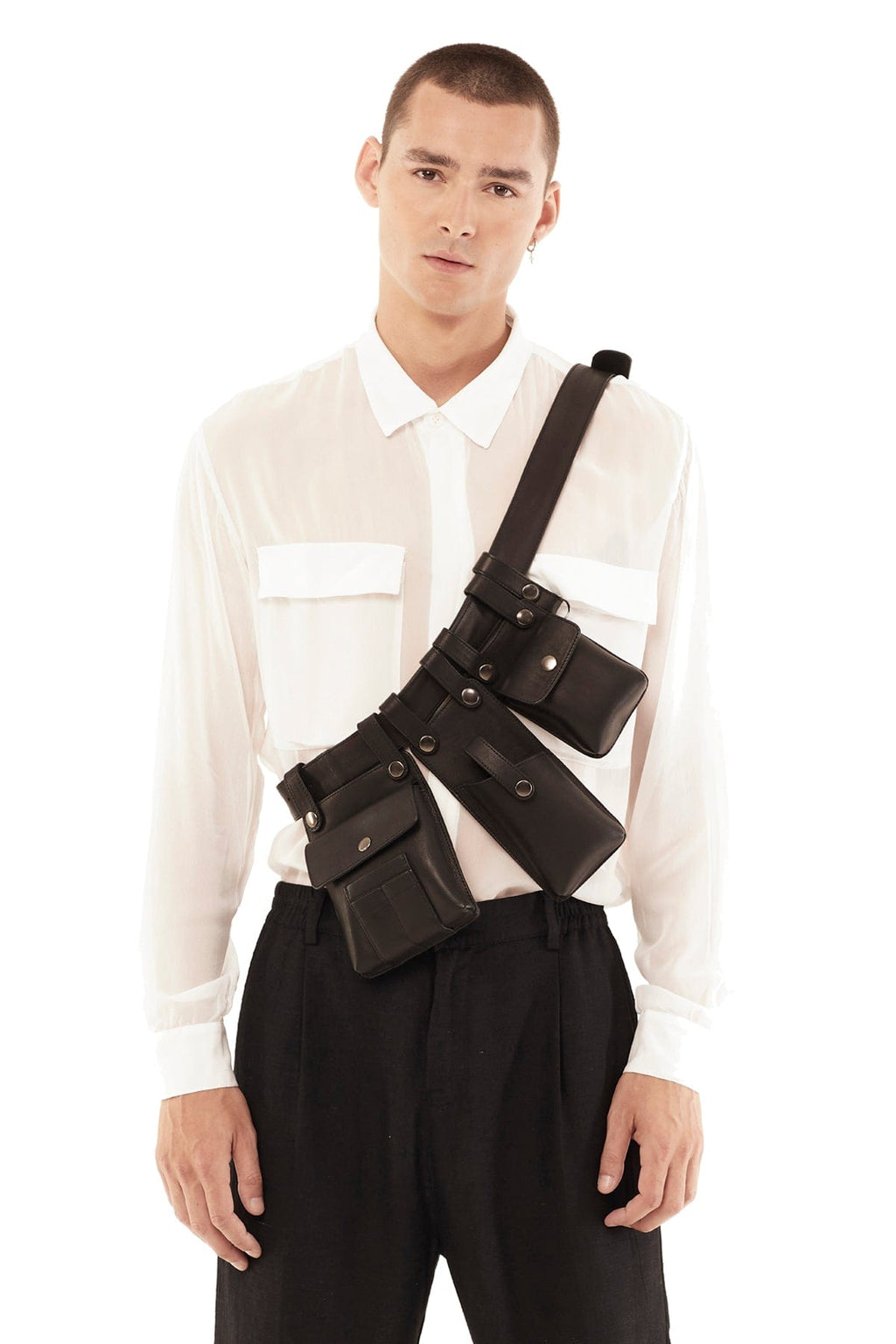 Good Quality Army Black Belt (Leather) - Online Army Store