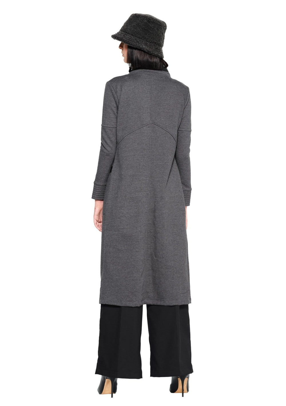 Grey belted cardigan hotsell