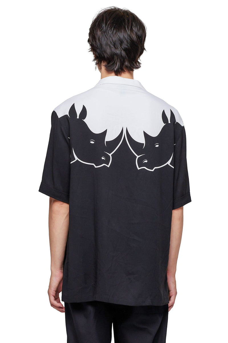 White Rhino Men's 3/4 Sleeve Street Style Raglan Shirt 