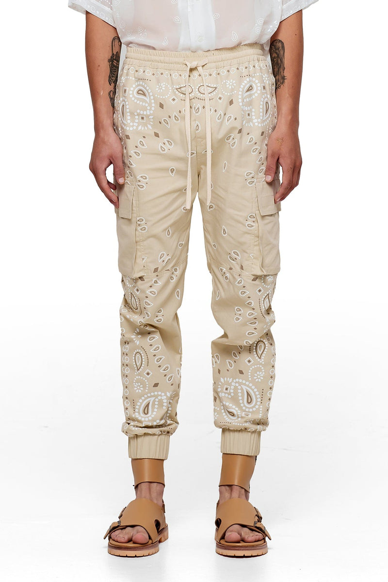 Bandana Printed Men's Streetwear Cargo Sweatpants  Slim cargo pants men,  Cargo pants men, Street wear